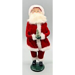 Byers Choice Caroler Santa Small Christmas Tree 1985 Sticker